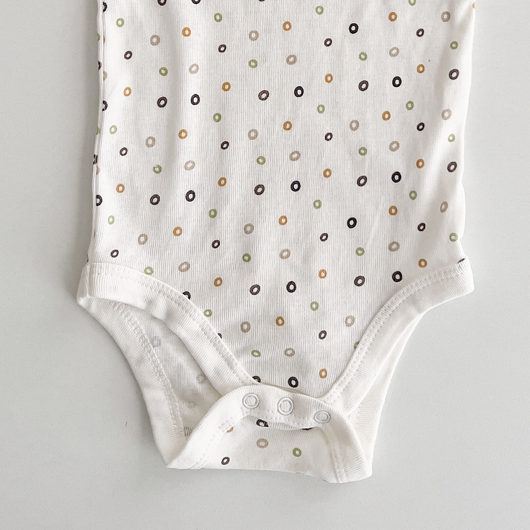 dot patterned onesie