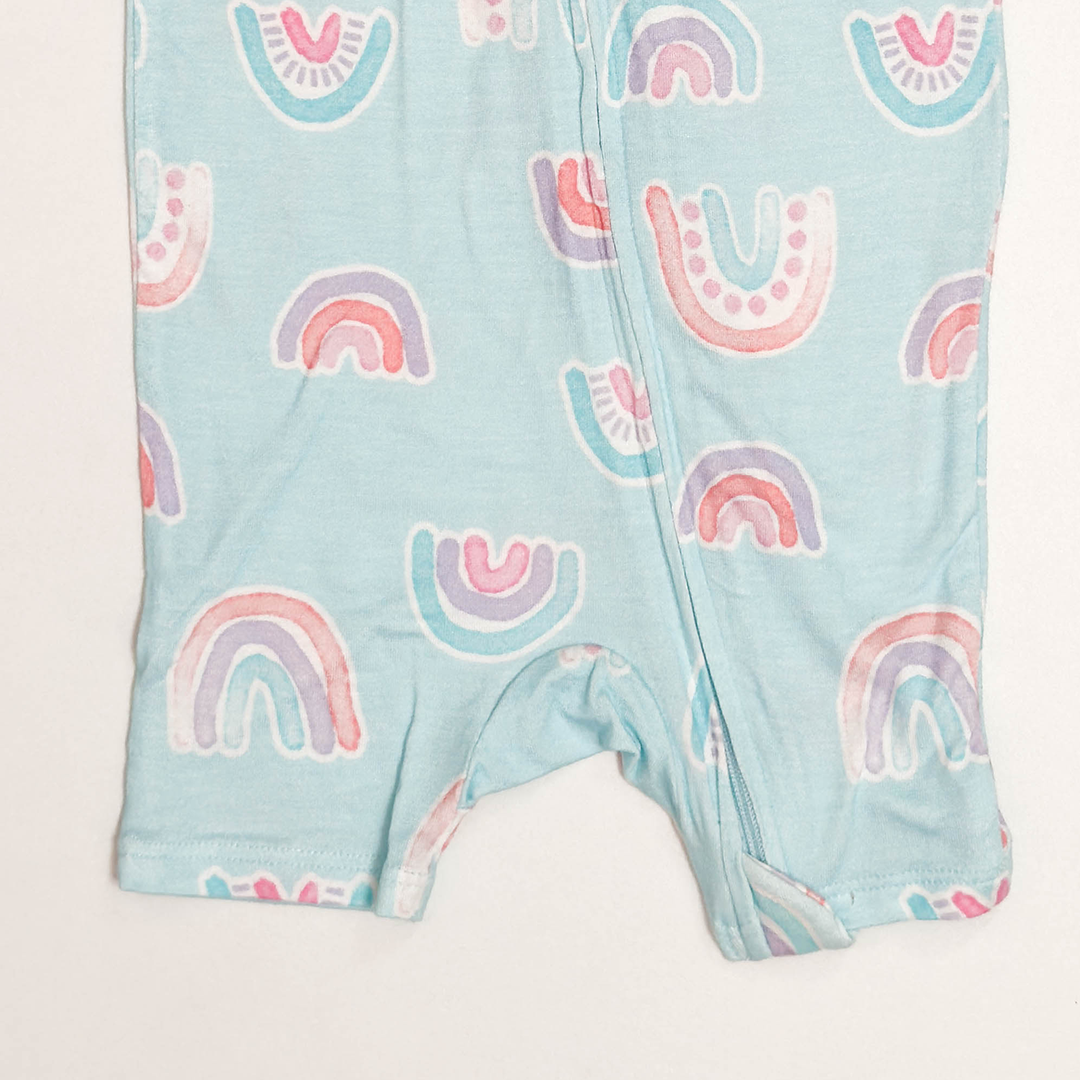 BLUE RAINBOW VISCOUS JUMPSUIT