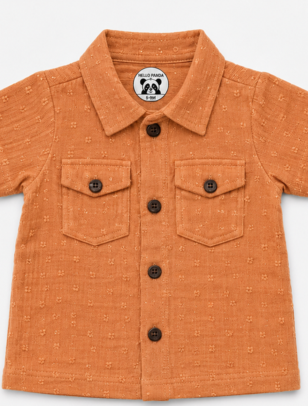 Textured Muslin Shirt & Shorts Co-ord Set – Mustard