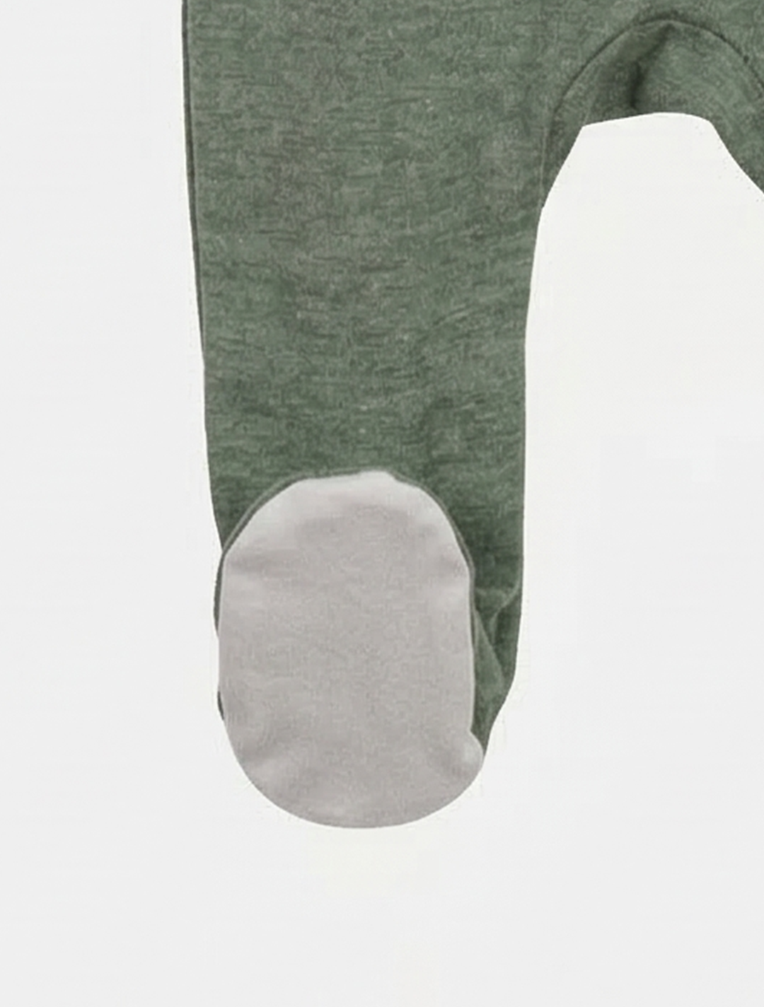 GREEN ZIPPER SLEEPSUIT