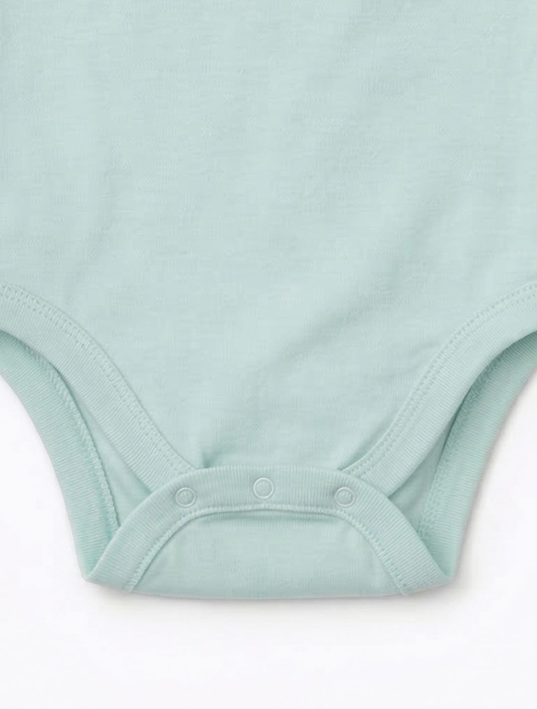 AQUA BLUE PRINTED ONESIE