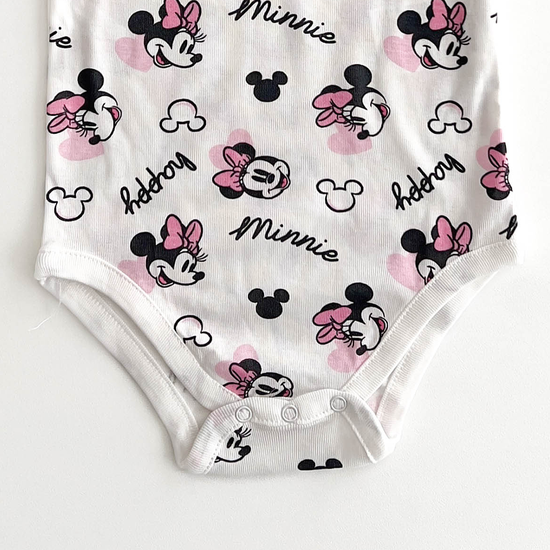 DISNEY BABY PINK MICKEY MOUSE ONESIE