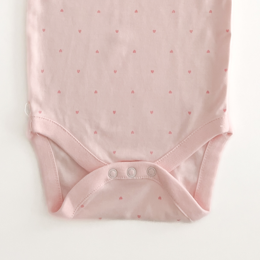 PINK LOVE PRINT ONESIE