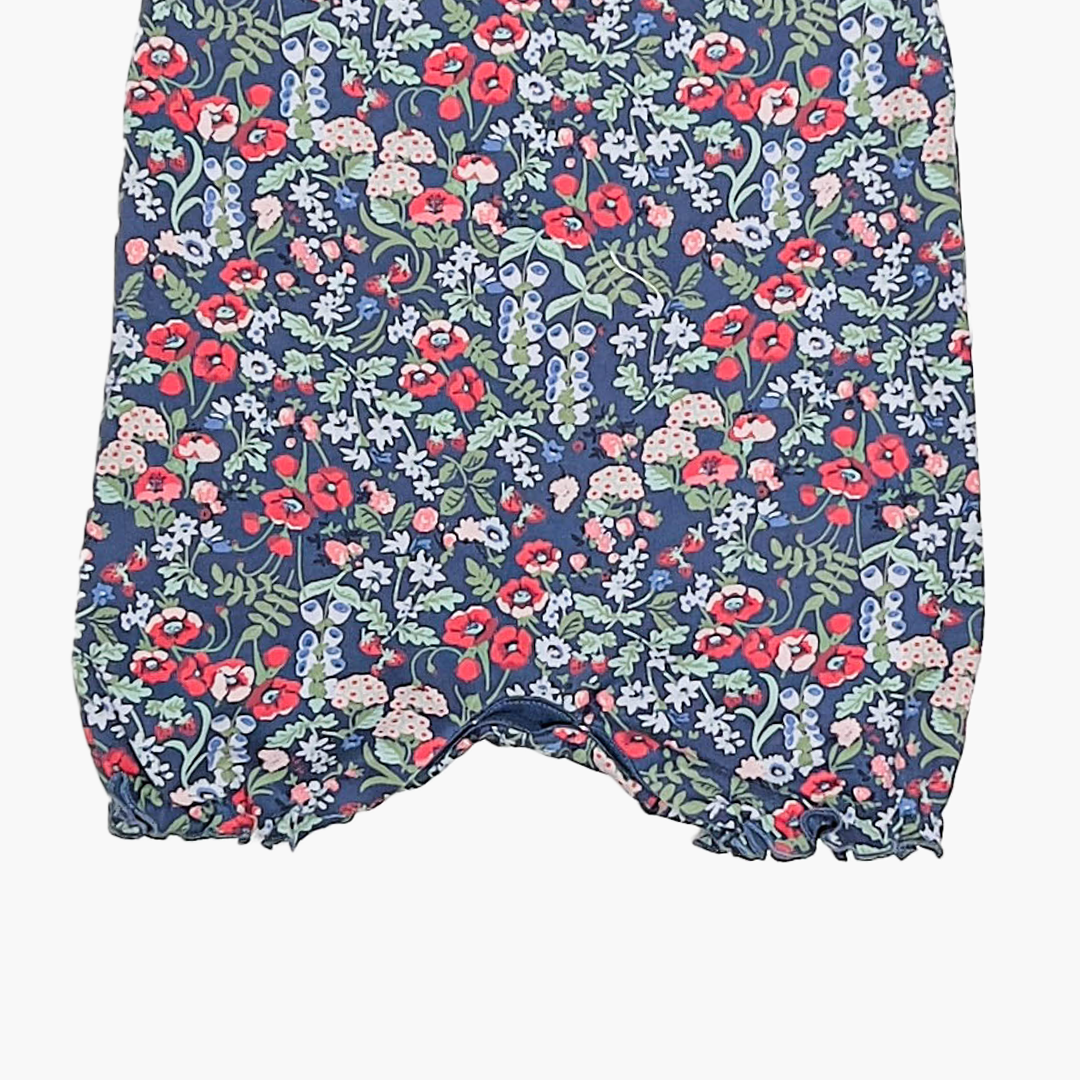 NAVY BLUE FLORAL PRINTED JUMPSUIT