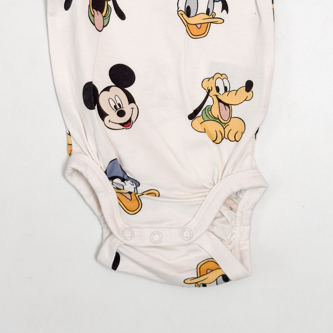 OFF WHITE DISNEY MICKEY PRINTED ONESIE