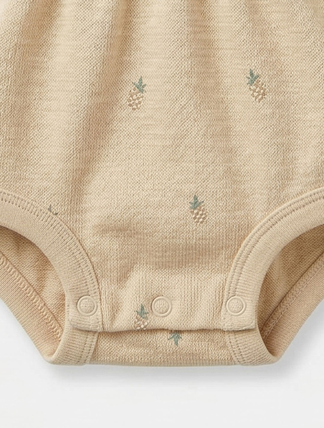 SAND PINEAPPLE PRINTED ONESIE
