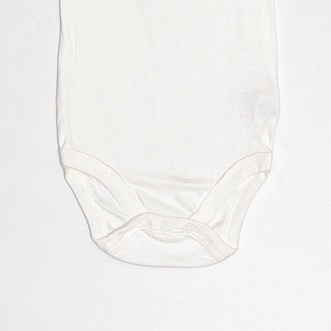 WHITE DOG PRINTED ONESIE