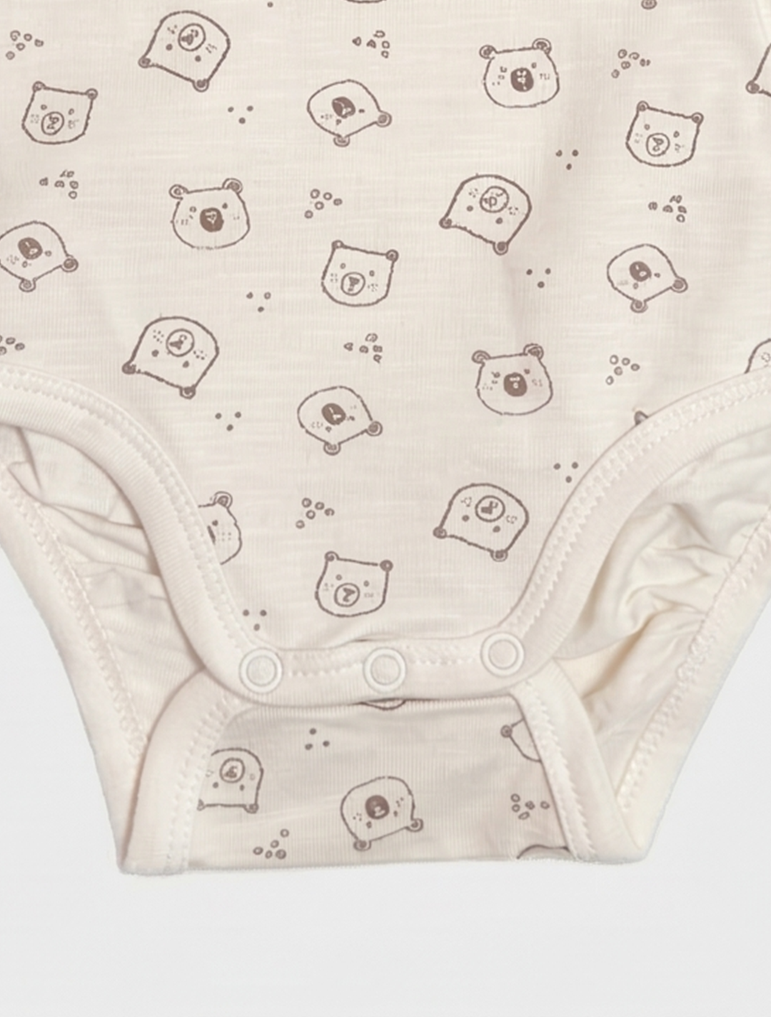 OFF WHITE BEAR PRINTED ONESIE