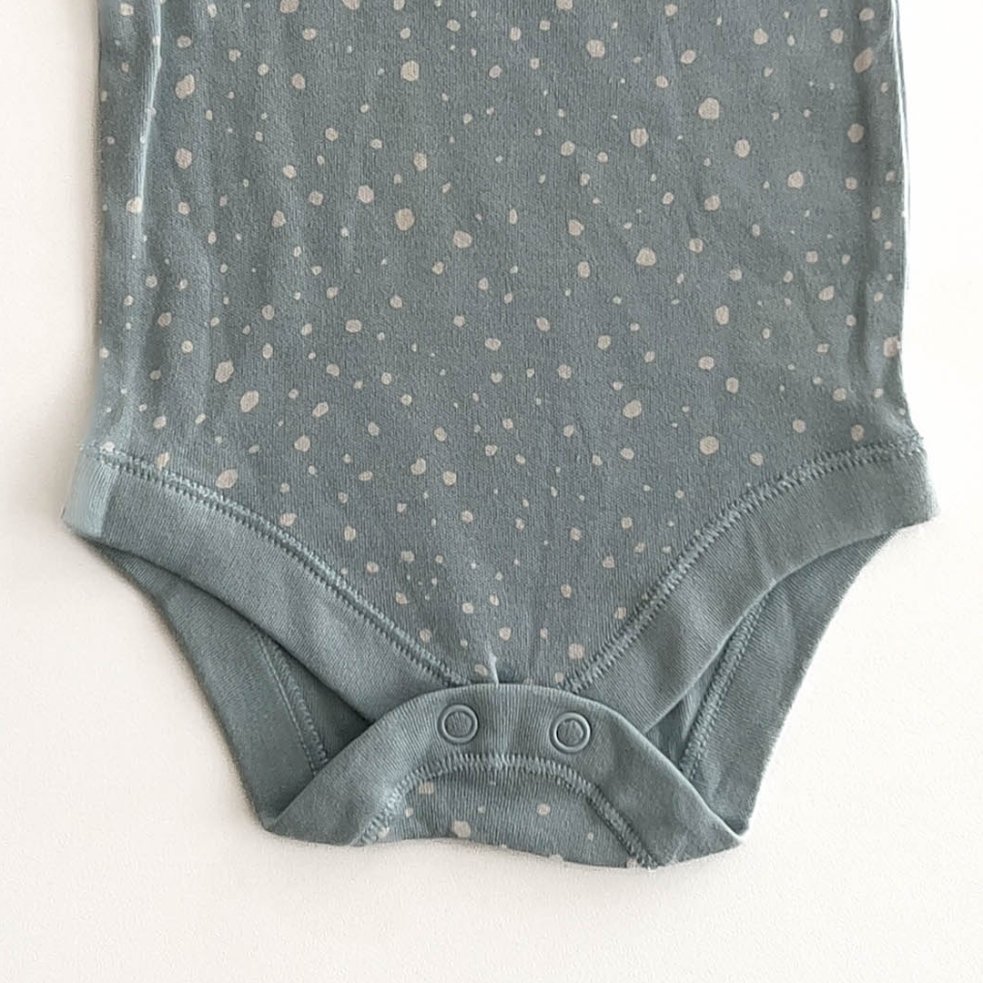PASTEL BLUE DOTTED ONESIE