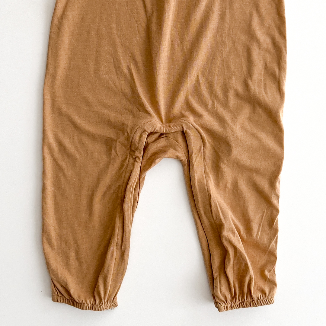 Tan colored plain romper