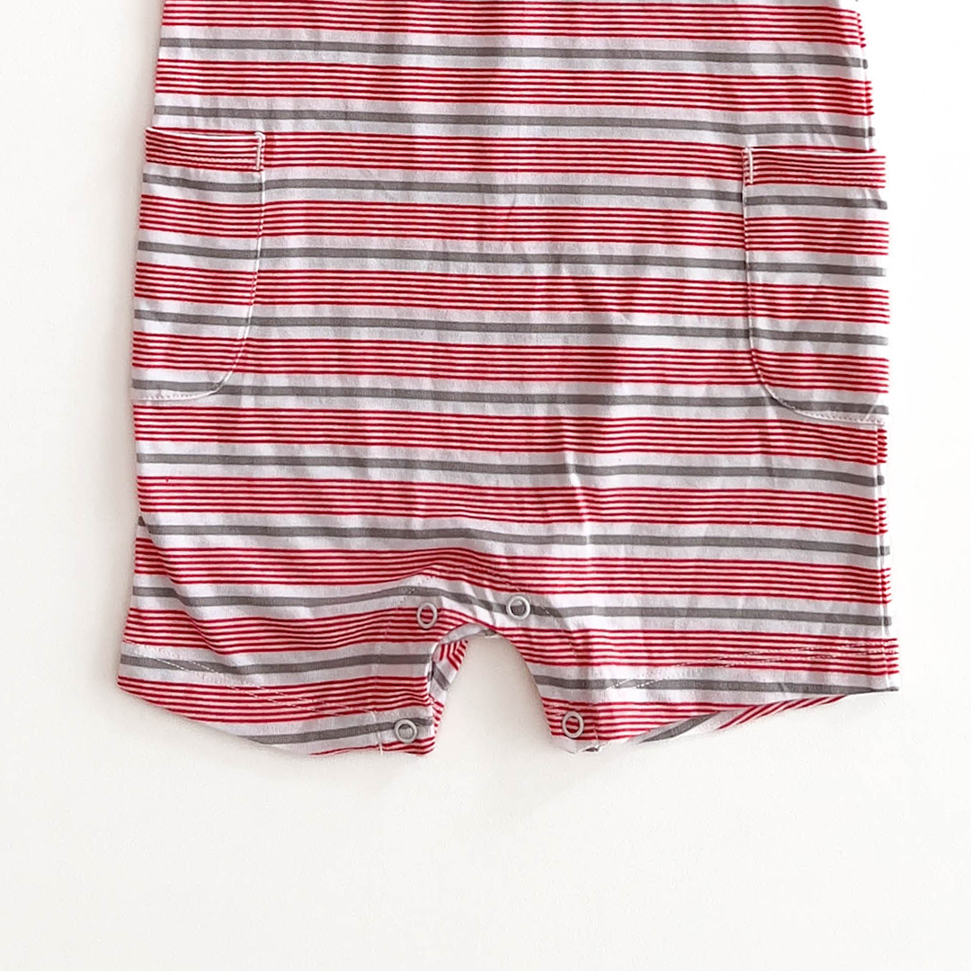 CARTER'S RED STRIPES JUMPSUIT