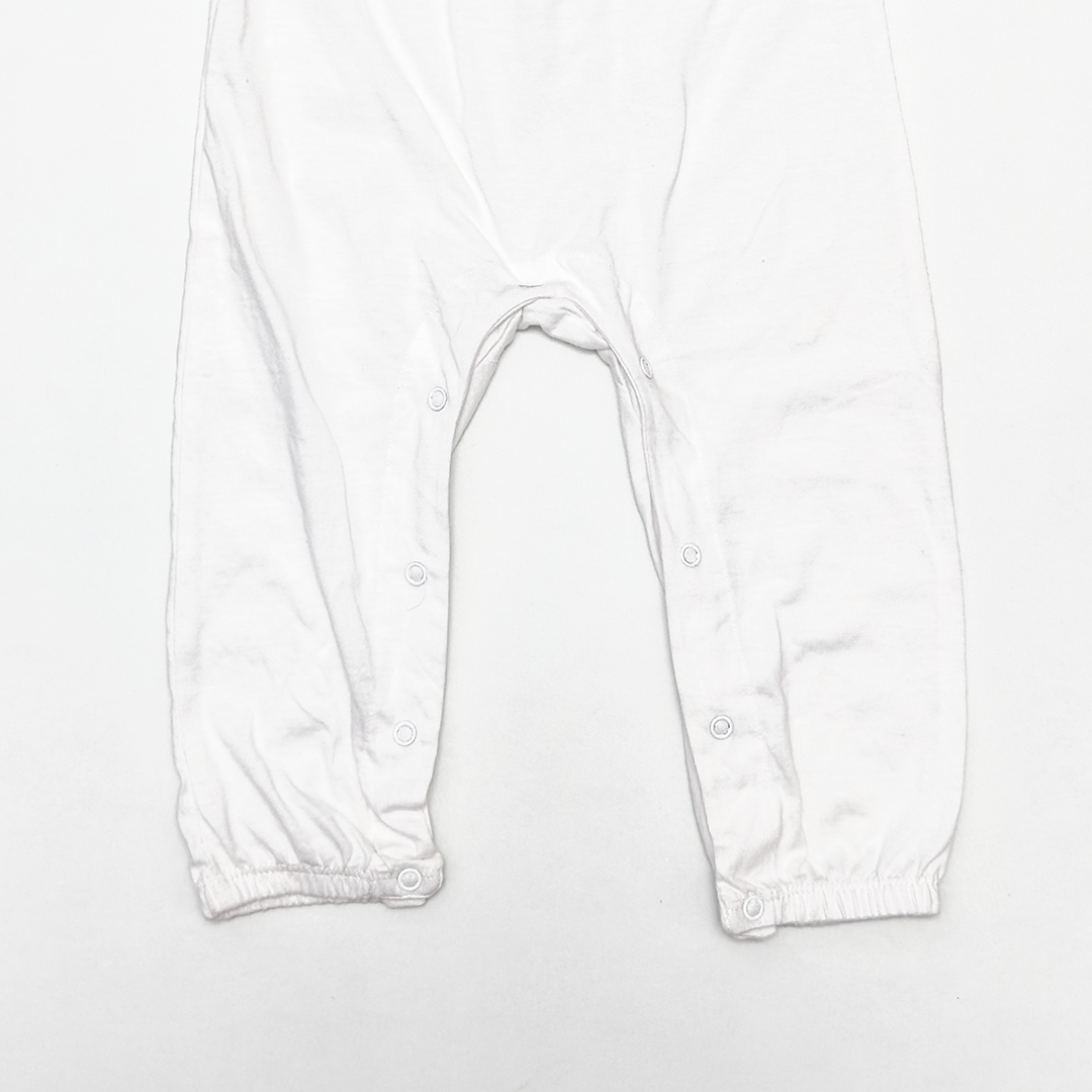 WHITE SLEEVELESS ROMPER