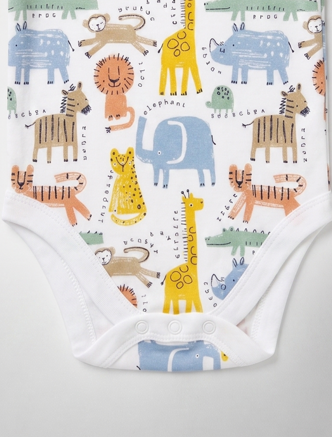 ANIMAL PRINTED MULTICOLOUR ONESIE
