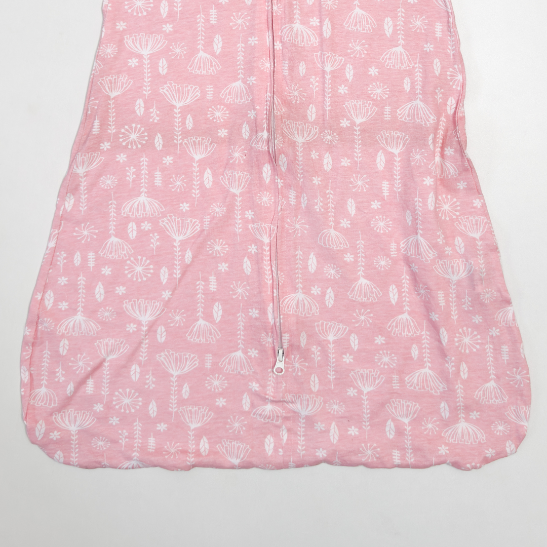 PINK PATTERNED COTTON ONELAYER SLEEPING BAG