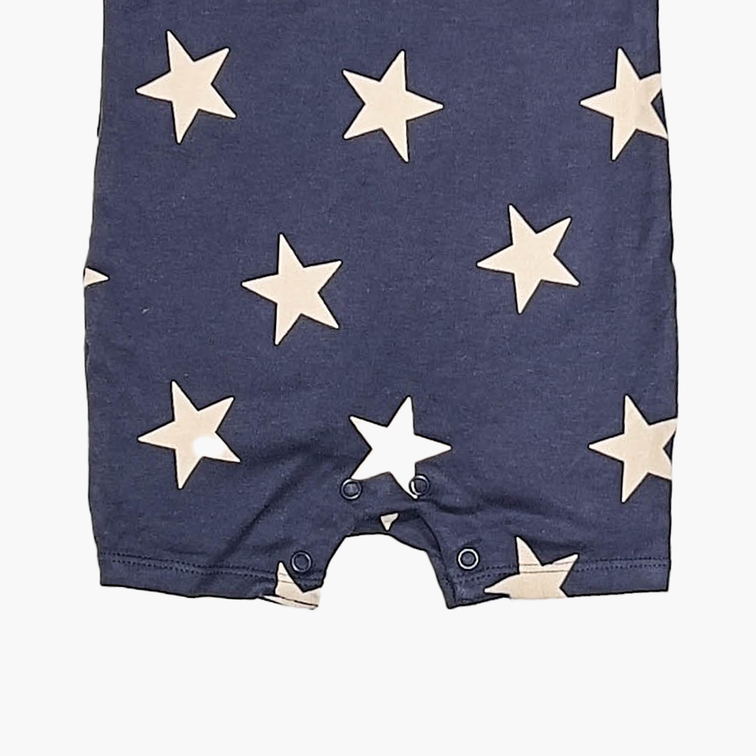 NAVY BLUE STAR PRINTED JUMPSUIT