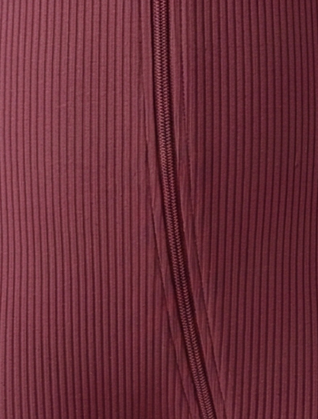 WINE COLORED RIBBED VISCOUS SLEEPSUIT