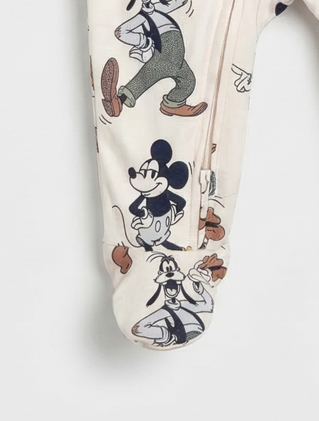 OFF WHITE MICKEY ZIPPER SLEEPSUIT
