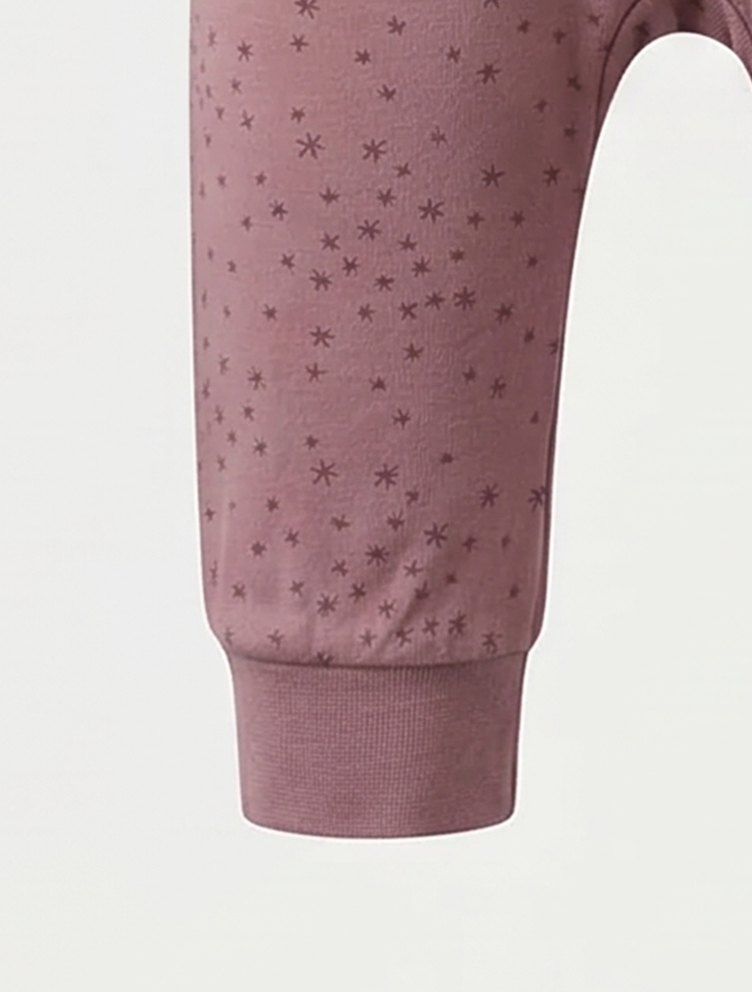 PINK STAR PATTERNED ROMPER