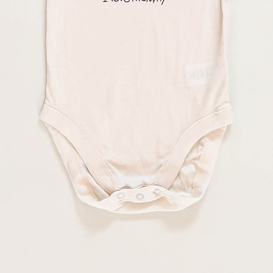 OFF WHITE ELEPHANT PRINTED ONESIE