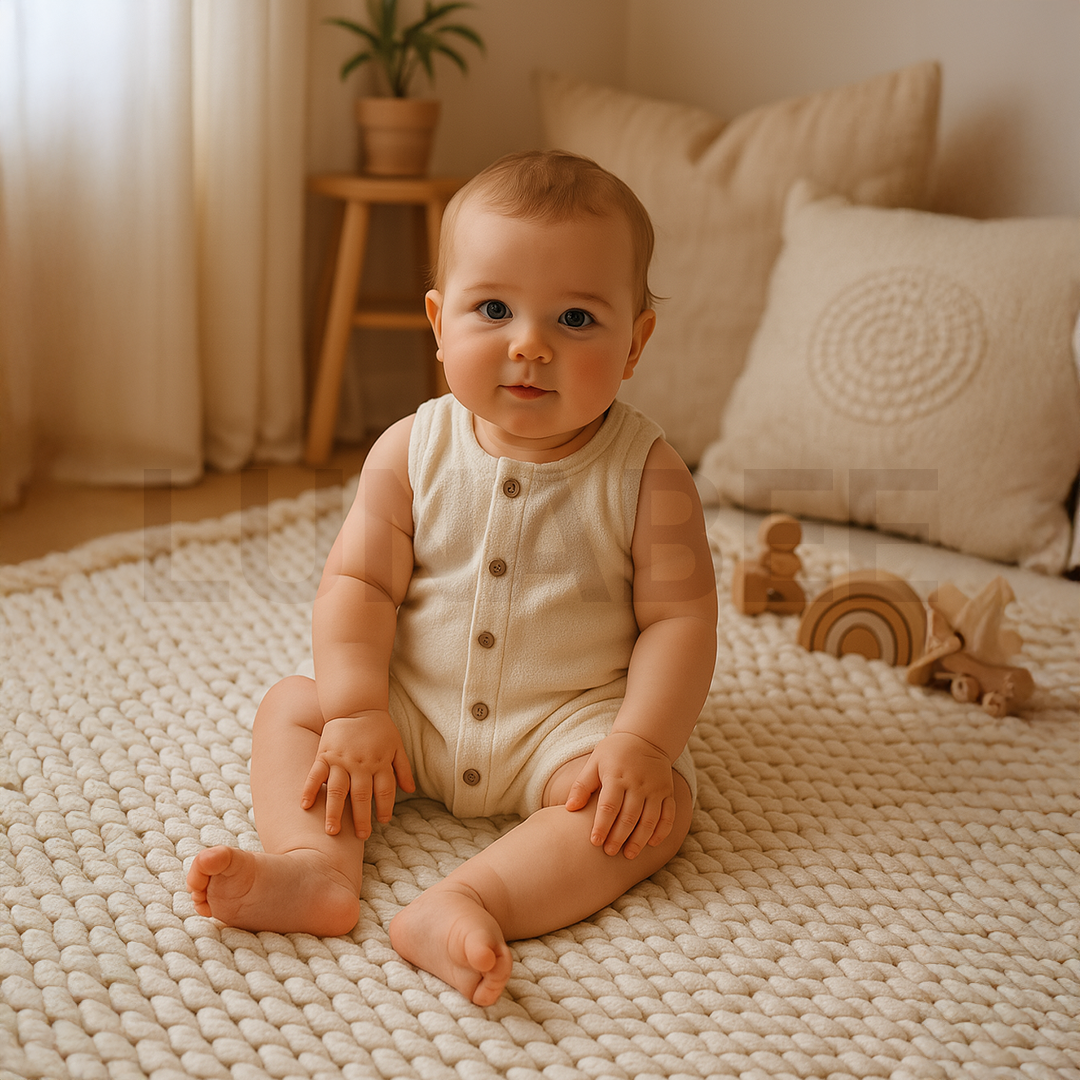 OFF WHITE VELVET JUMPSUIT