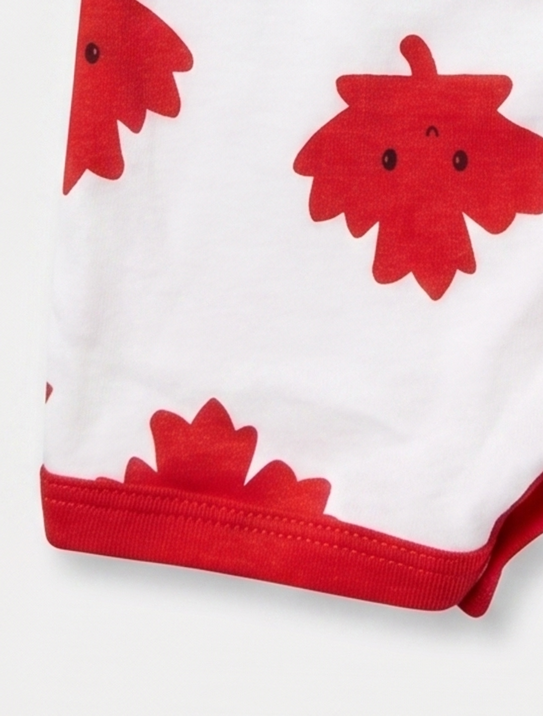RED WHITE BUTTON JUMPSUIT
