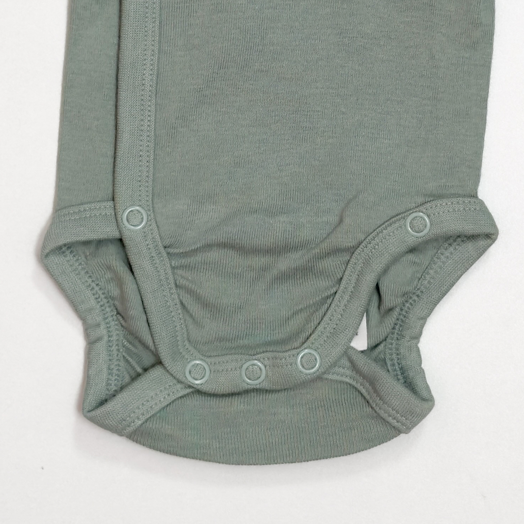 SAGE GREEN WRAPOVER ONESIE