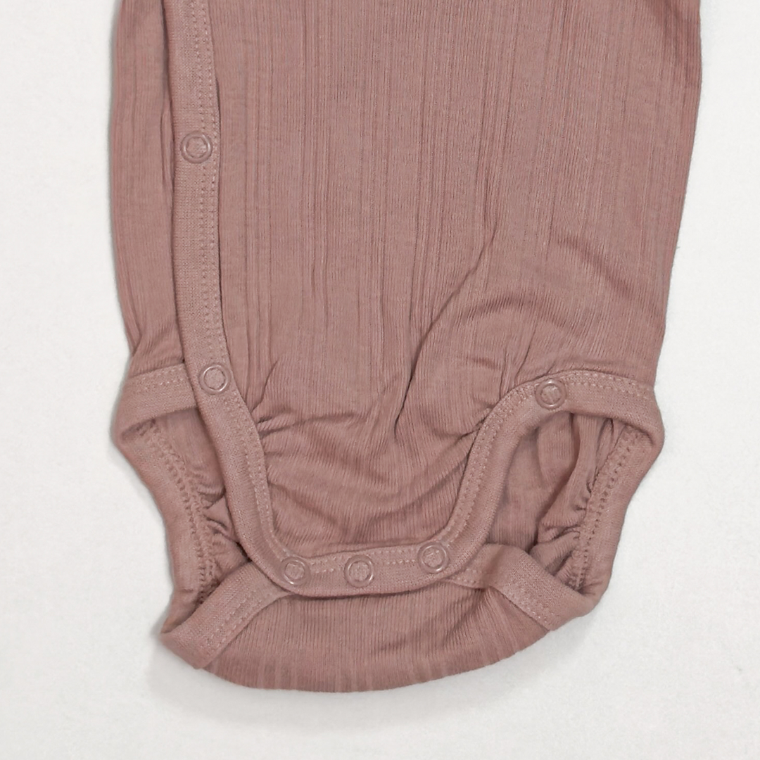 PREMIUM LAVENDER RIBBED ONESIE