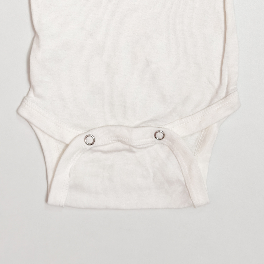 WHITE UNISEX ONESIE