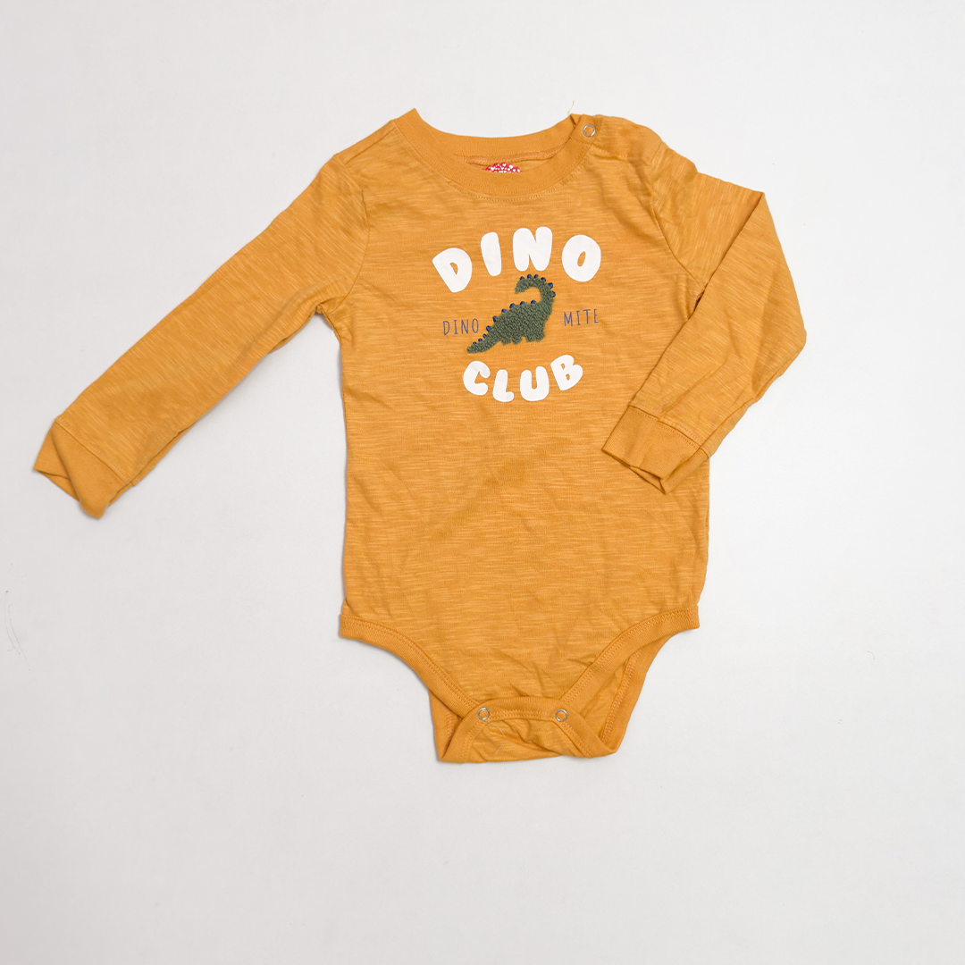 YELLOW DINO UNISEX ONESIE