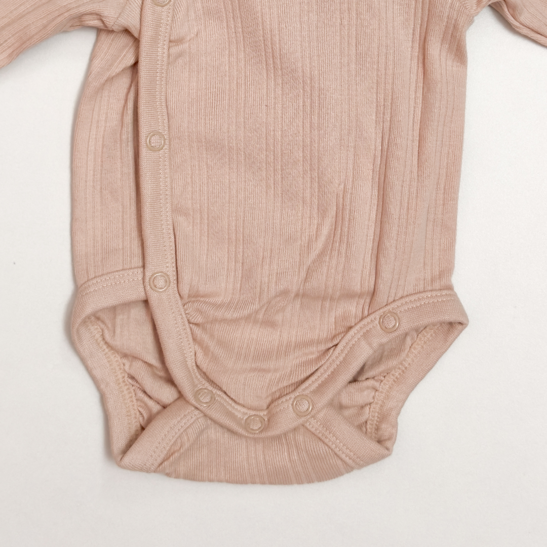 SANDY TAN WRAPOVER ONESIE