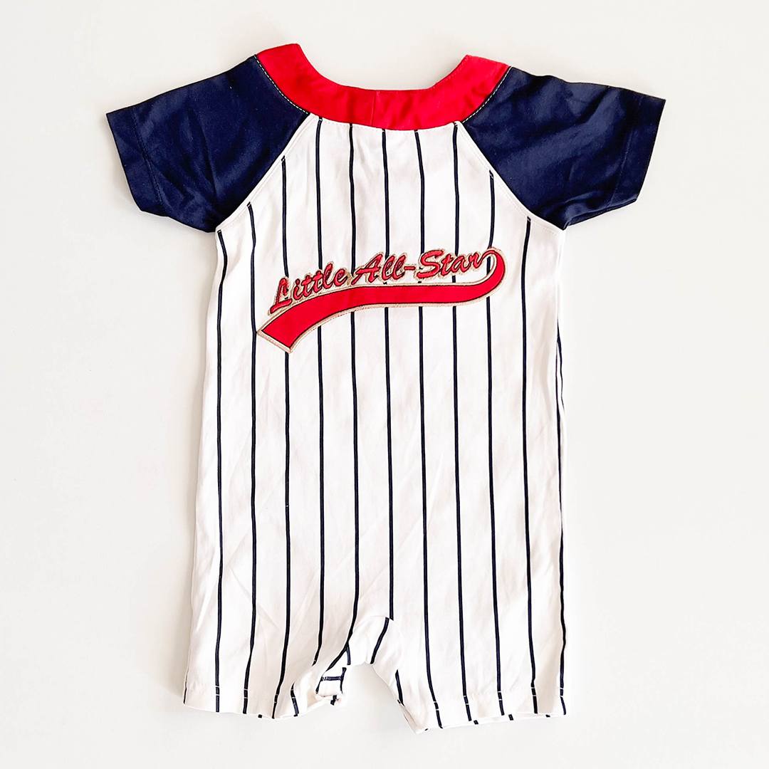 BOYS STRIPED JUMPSUIT