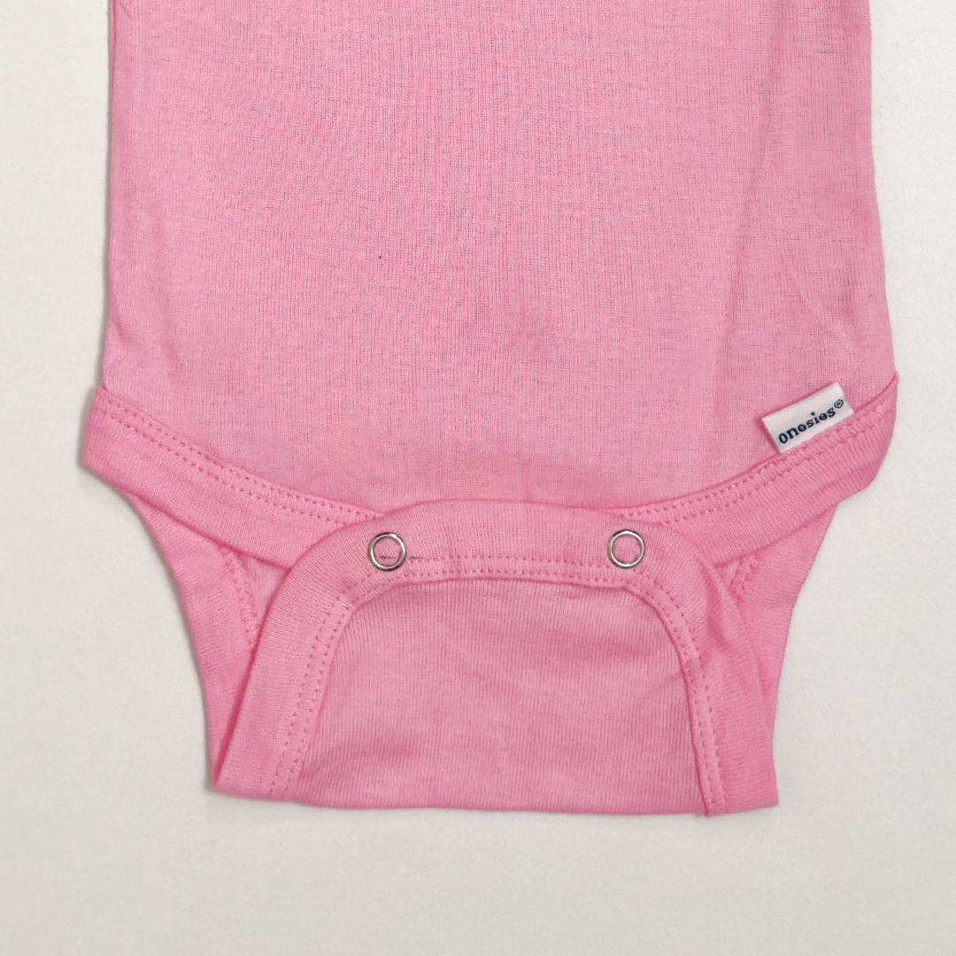 PINK EMBROIDERY ONESIE
