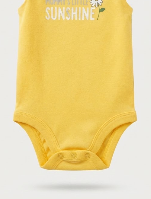 Yellow sunshine onesie