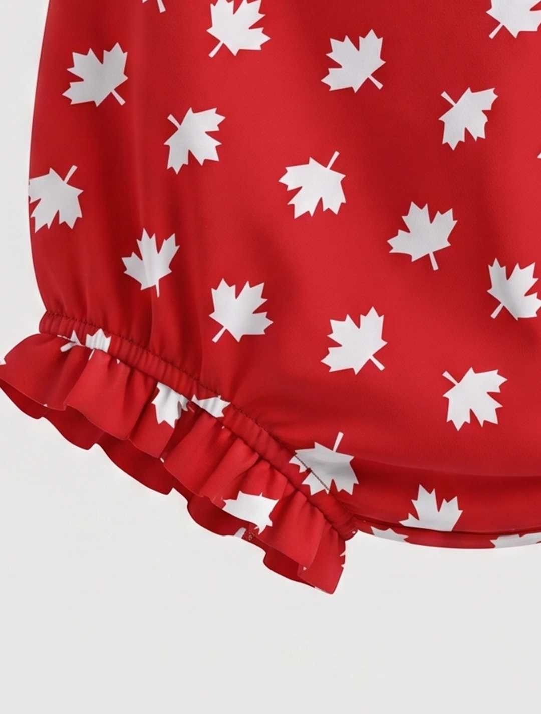 Red printed fancy jumpsuit