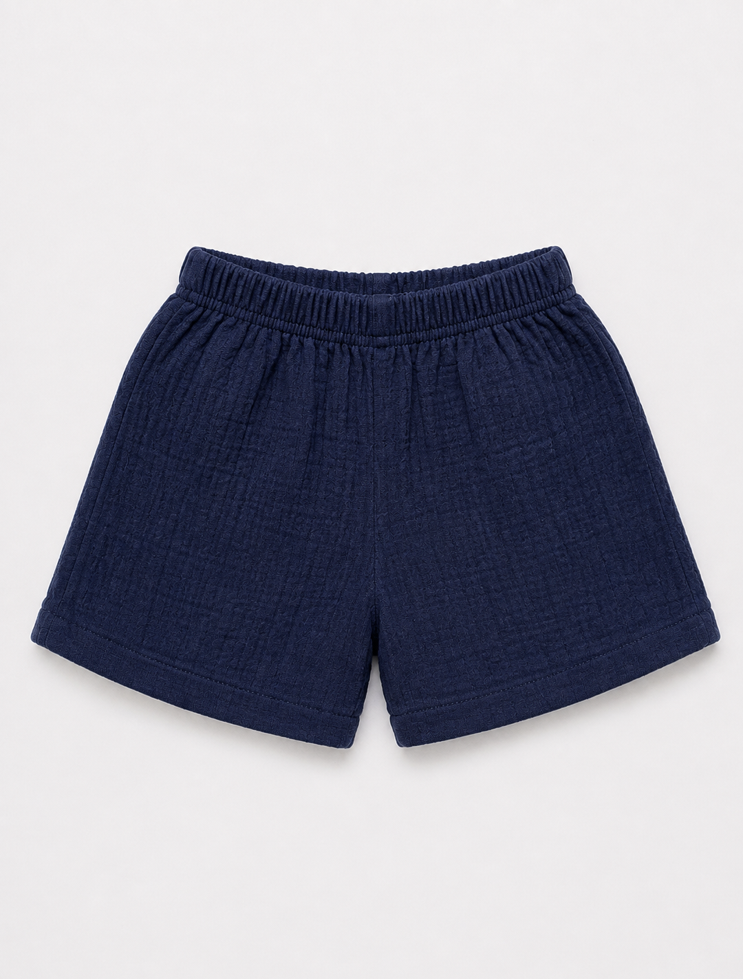 Muslin Shirt & Shorts Co-ord Set – Midnight Navy