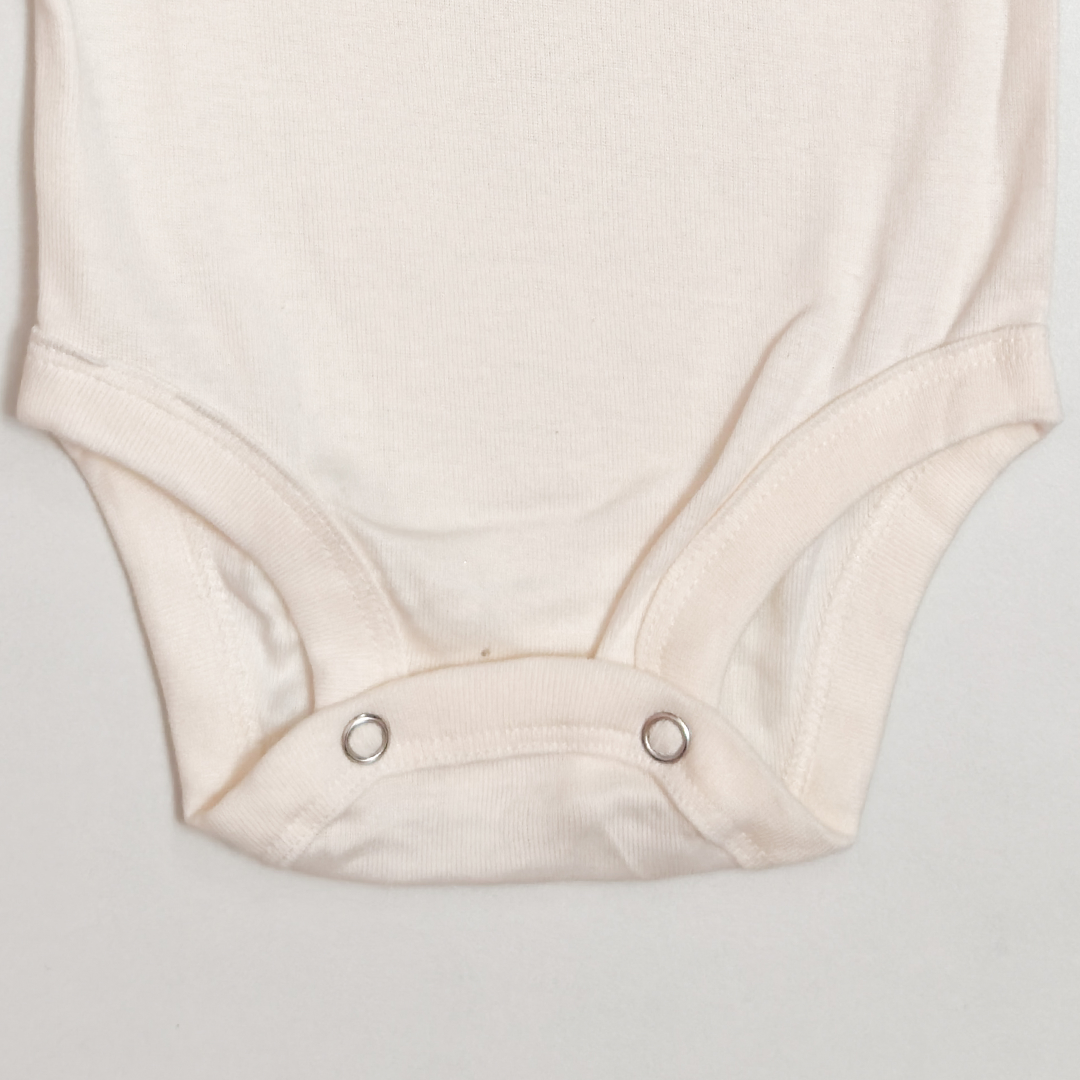 OFF WHITE EMBROIDERY ONESIE