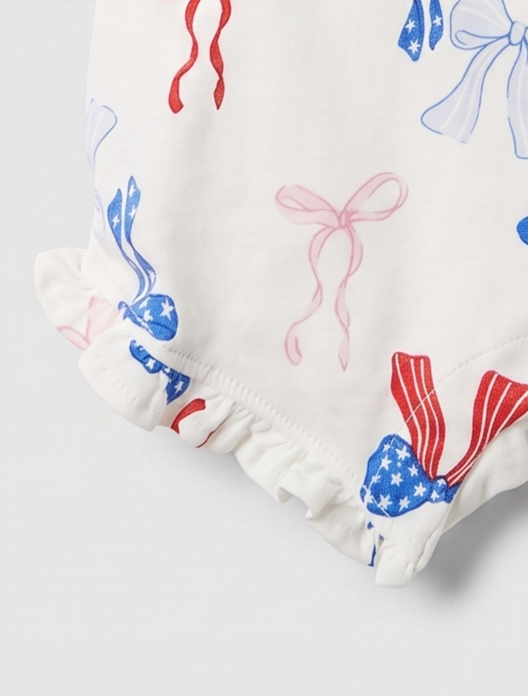 Pink blue ribbon fancy jumpsuit