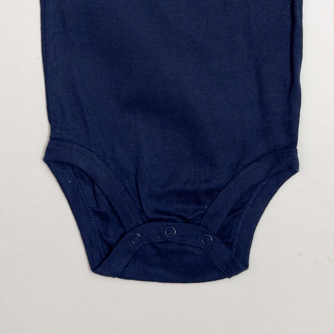 NAVY BLUE CAPTAIN ONESIE