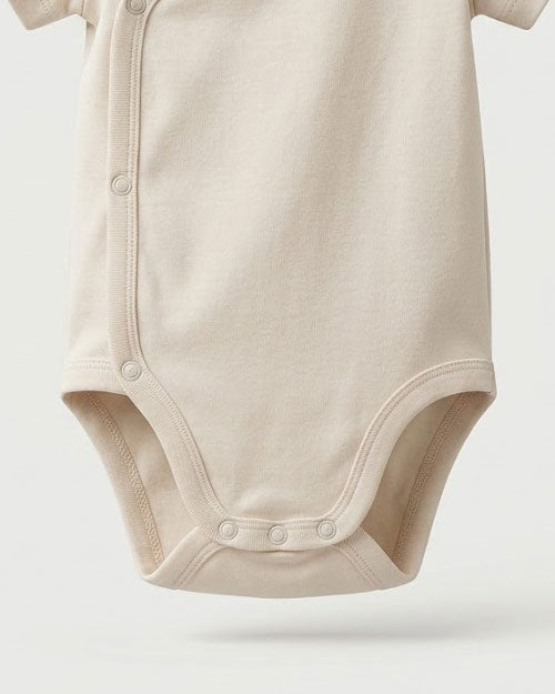 Off white wrapover onesie