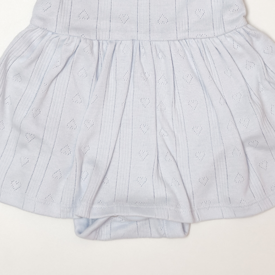 SKY BLUE POINTELLE SUNSUIT