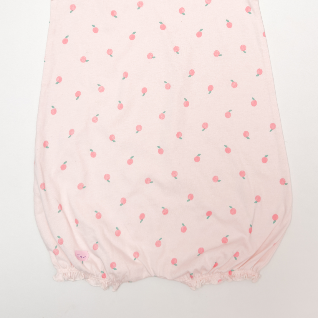 PINK FRUIT PRINTED JUMPSUIT