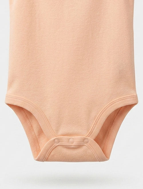 Peach girls onesie