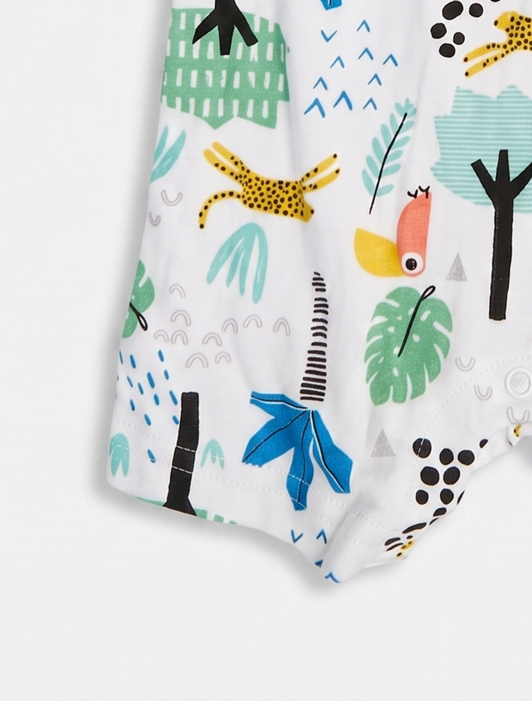 Printed sleeveless jumpsuit