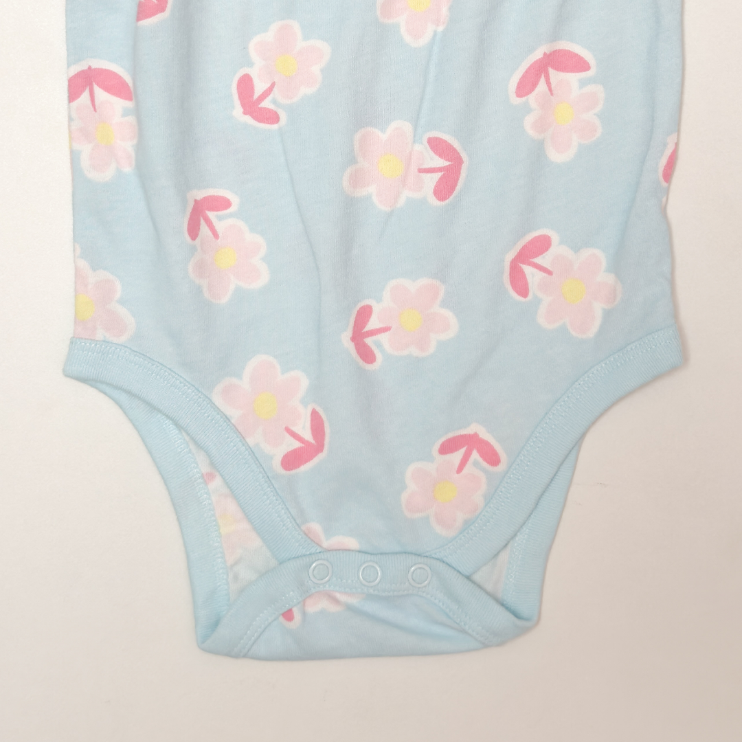 SKY FLORAL FANCY ONESIE