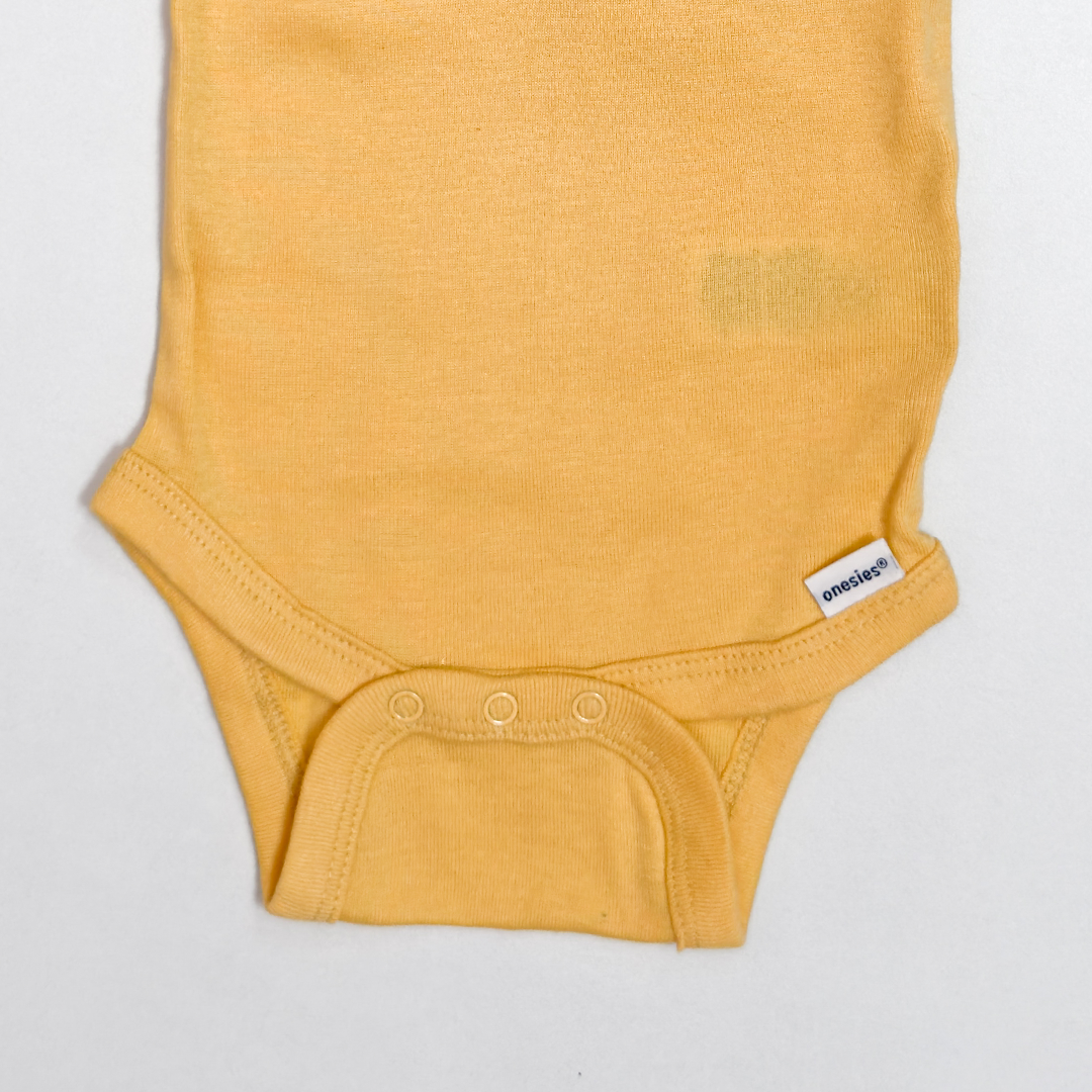 YELLOW RAINBOW ONESIE