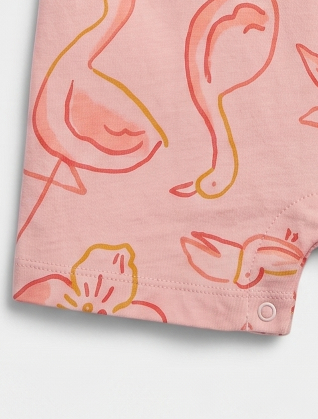 Peach fancy printed jumpsuit