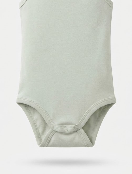 Mint green girls onesie