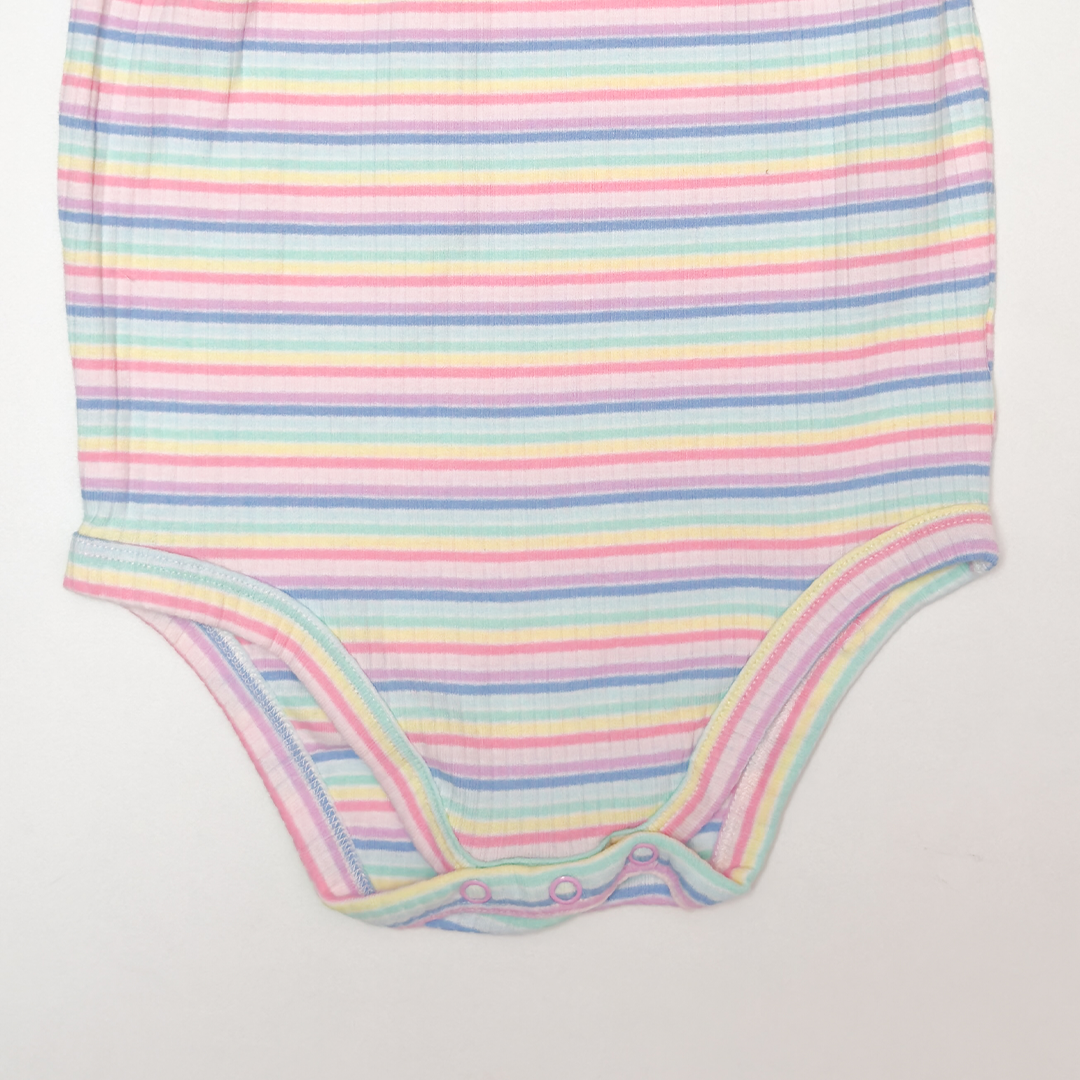MULTICOLOR STRIPED RIBBED FANCY ONEISE