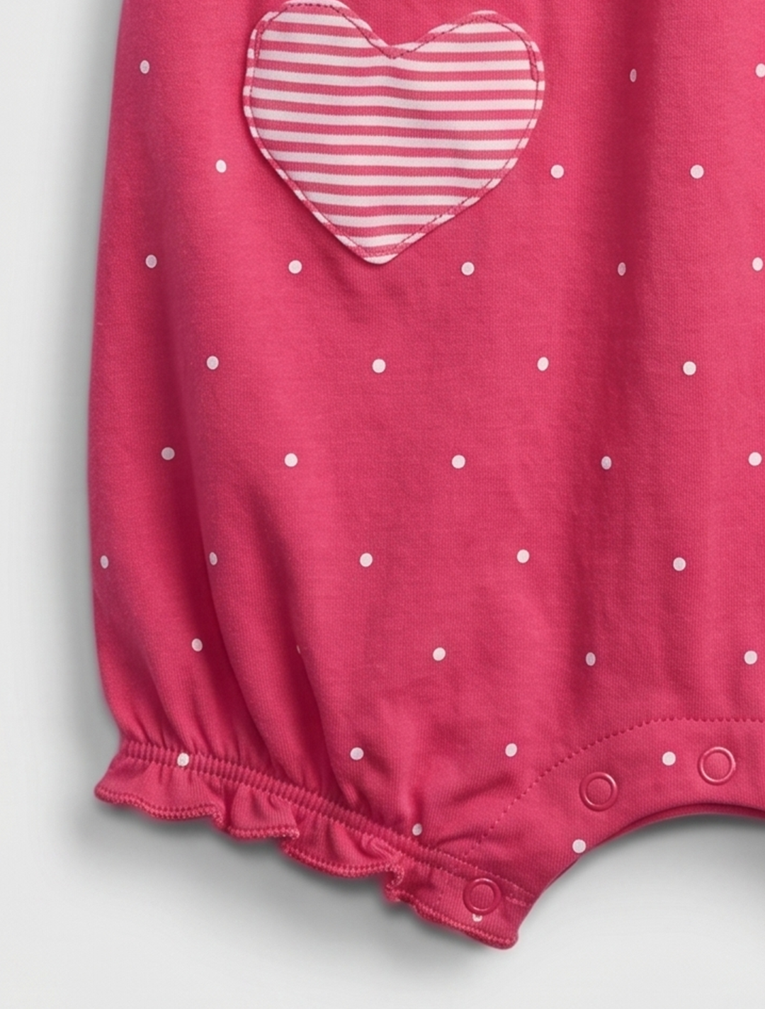 Hot pink polka dotted fancy jumpsuit
