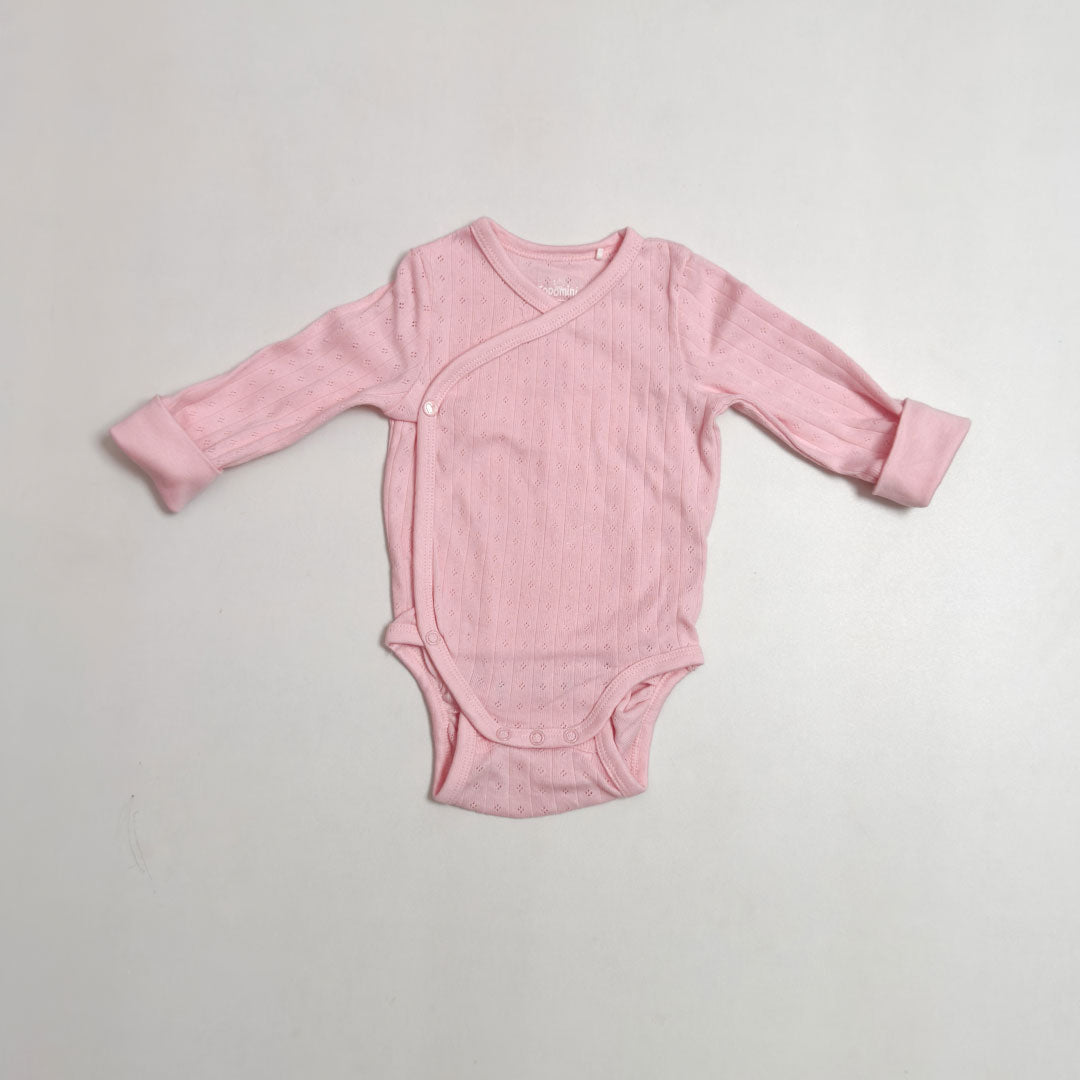 PINK POINTELLE WRAPOVER ONEISE